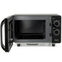 Orbegozo Microondas sin Plato Giratorio con Grill y Tecnología Flatbed MIG 2071 CE, 700W (800W Grill), Capacidad 20L, 5 Niveles Potencia, Interior Cerámico, Negro